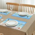 thumbnail image 4 of Beach Ocean Starfish Marine Place Mats Washable Placemats for Indoor Kitchen Dining Rustic Vintage Kitchen Table Mats, 4 of 5