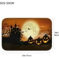 thumbnail image 2 of Bath Mat for Bathroom,Bathroom Mats Rugs No Slip,Halloween Orange Moon Washable Cover Floor Rug Carpets Floor Mat Bathroom Decorations 18x30 Inches for Kitchen Bedroom Indoor, 2 of 6