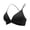 Black, variant on Seamless Pushup Bras For Women Front Closure Front Closure Back Strappy Push Up Bra Underwear