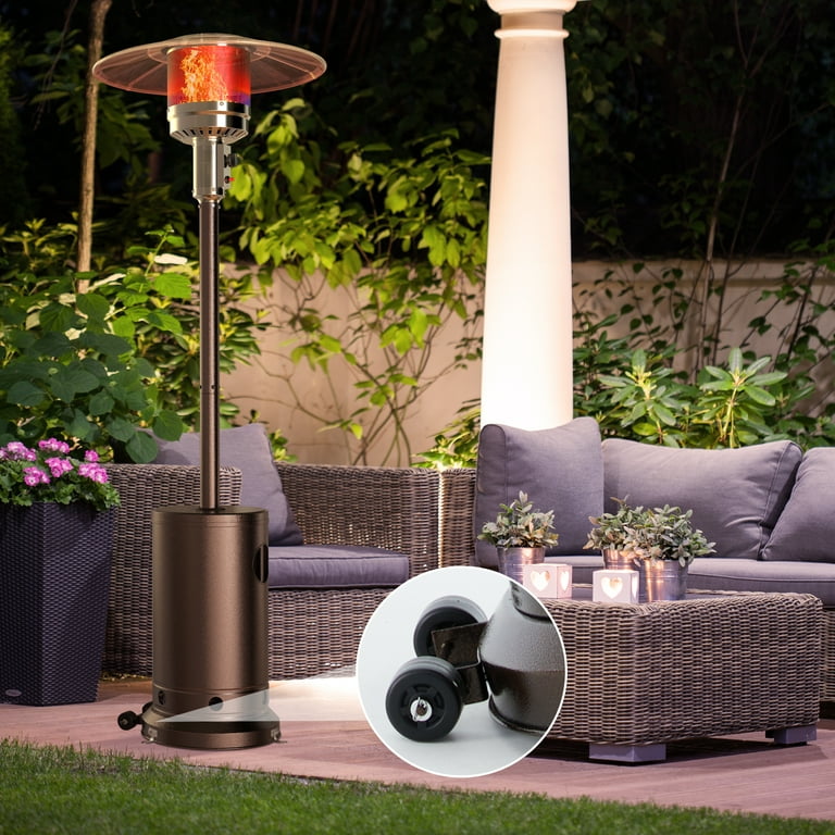 EDX 48,000 BTU Propane Patio Heater, Comes with Double