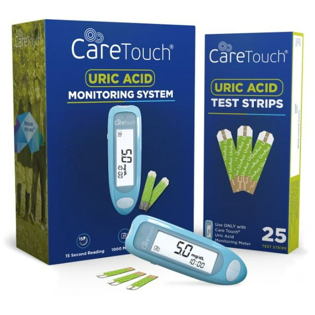 Care Touch Uric Acid Meter Test Kit: Uric Acid Monitor, Test Strips, Lancing Device, Lancets, and Carrying Case - Walmart.com - Walmart.com Care Touch Uric Acid Meter Test Kit: Uric Acid Monitor, Test Strips, Lancing Device, Lancets, and Carrying Case - Walmart.com - Walmart.com