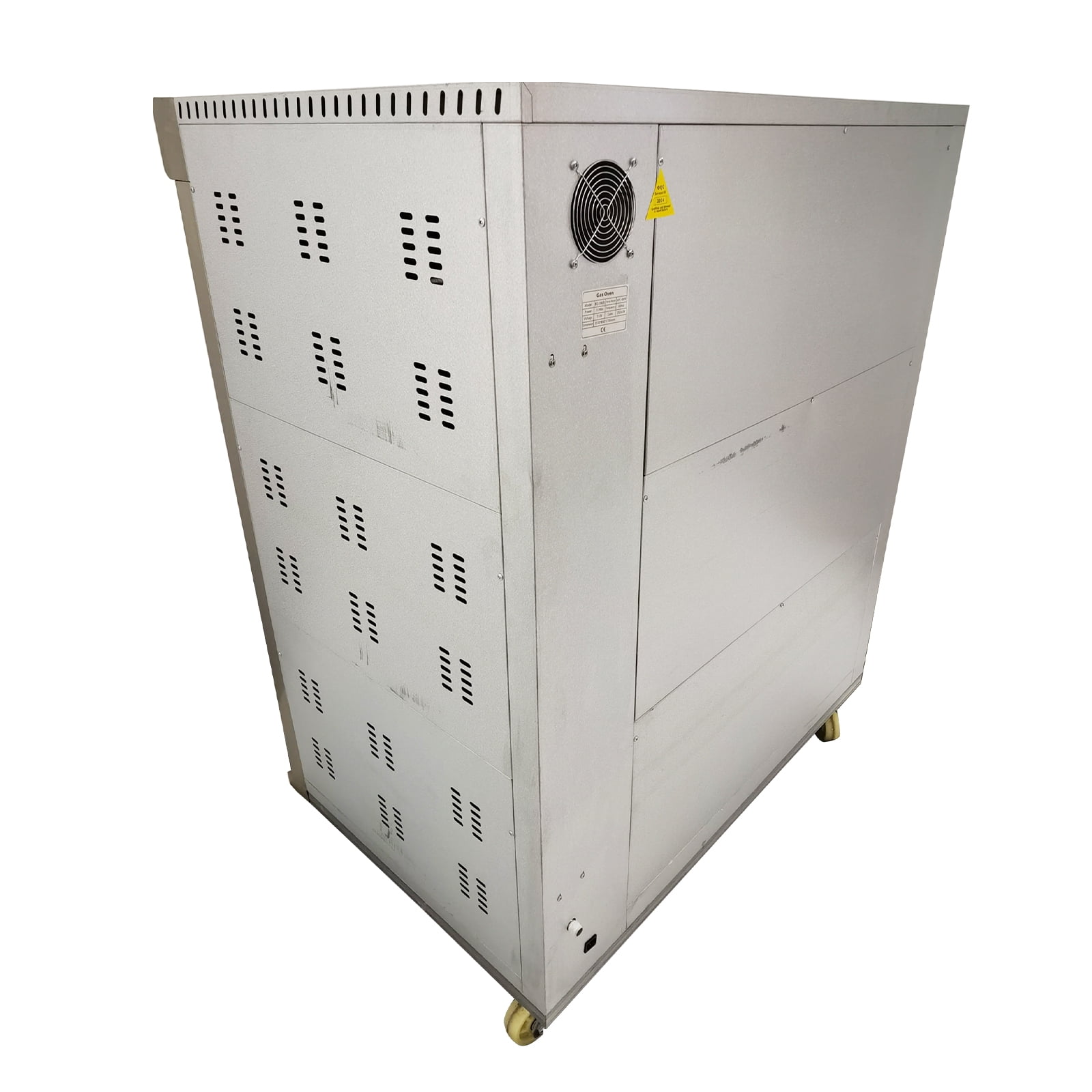 Electric Triple Pizza Oven Six Baking Sheets Single-Phase Gas Heating Movable Commercial 110V 300W
