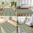 thumbnail image 4 of Large Area Rugs 5'x8', Sage Green Boho Carpet Runner Indoor Outdoor Rugs Home Decor Aesthetic, Vintage Ethnic Tribe Abstract Art Geometric Non Slip Mats Washable Accent Rug for Living Room Bedroom, 4 of 8