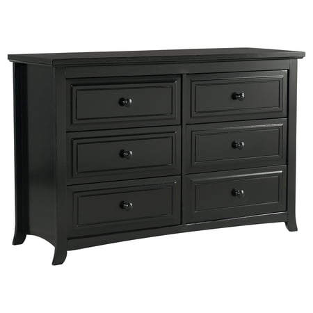 Graco Kendall 6 Drawer Double Dresser Black