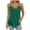 B53-Green, variant on Camisole for Women, All Cotton, Airy Soft Comfy Tank Tops Cami Undershirt(White,XXL)