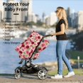 thumbnail image 5 of Haiem Rose Flowers Baby Nursing Cover & Nursing Poncho - Multi Use Cover for Baby Car Seat Canopy, Stroller Cover, 360°Full Privacy Breastfeeding Coverage, 5 of 9