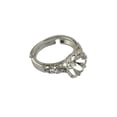 thumbnail image 1 of bisel de latón plata diseo 3d anillo de flores bases en blanco ajuste diy ring 10mm Sunnimix Resultados de los espacios en blanco del anillo, 1 of 8
