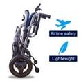 thumbnail image 6 of Alton Mobility -KANO- (only 35lbs) Foldable Electric Wheelchair, Travel Size, User-Friendly - Blue, 6 of 17