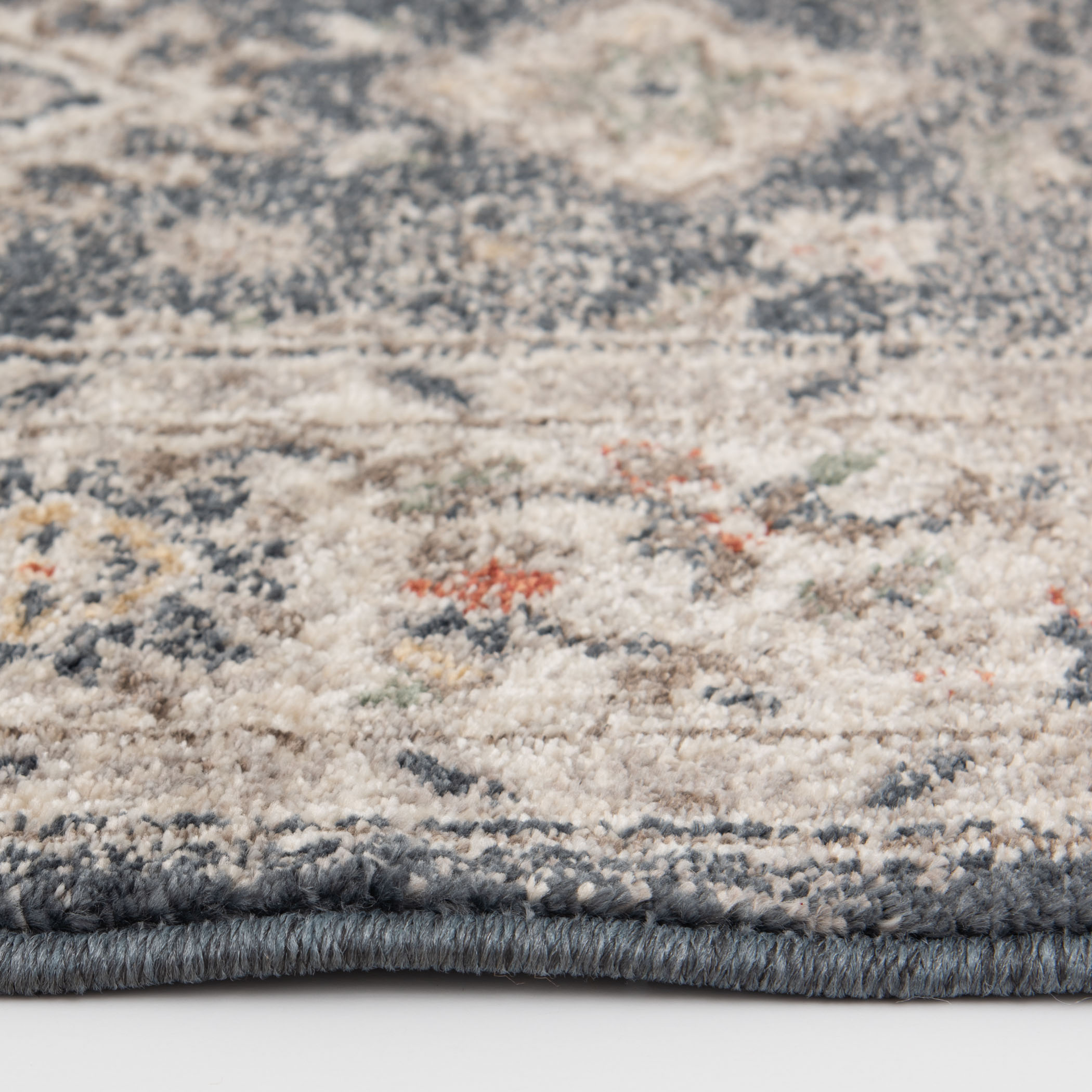 Loomaknoti Mendez Alarikah 3' x 5' Blue Oriental Indoor Accent Rug
