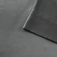 thumbnail image 2 of Madison Park Satin Wrinkle-Free Luxurious 6-Piece Sheet Set Grey Full, 2 of 8