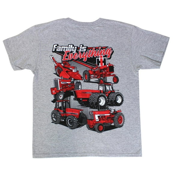 Youth IH Family is Everything Grey Short Sleeve T-shirt