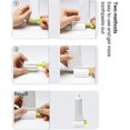 thumbnail image 4 of Exprimidor de pasta de dientes, exprimidor de tubo de pasta de dientes de 6 piezas, dispensador de pasta de dientes multiusos, soporte para pasta de dientes con ruedas, 4 of 4