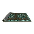 thumbnail image 2 of Ahgly Company Indoor Square Persian Turquoise Blue Traditional Area Rugs, 4' Square, 2 of 4