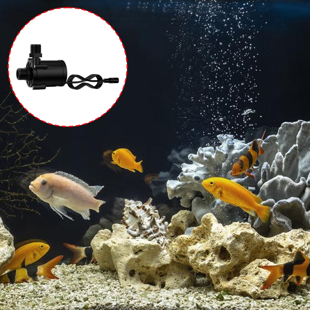 MultiVoltage Aquarium Brushless Water Pumps Low Noise Water Circulations Boosters Pumps For Fish Pond 5V/12V/24V Option