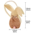 thumbnail image 3 of Velvet Bowknot Crossbody Bag, Adorable Bunny Shape with Soft Fabric & Secure Zipper Closure, Fashionable Purse for Everyday Use, 3 of 8