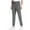 #Gray, variant on DPTALR Men's Fashion Elastic Waist Solid Color Casual Pants with Drawstring and Pockets,Black Big and Tall Men S