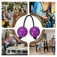thumbnail image 7 of Uxcell Rhythm African Shaker Kashaka Shaker Ball Kashaka Hand Percussion Instruments with Black Rope, Fit for Show Purple, 7 of 7