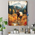 thumbnail image 4 of Majestic Elk Canvas Wall Art， Suitable for Living Room， Dining Room， and Gallery Wall Decor., 4 of 8