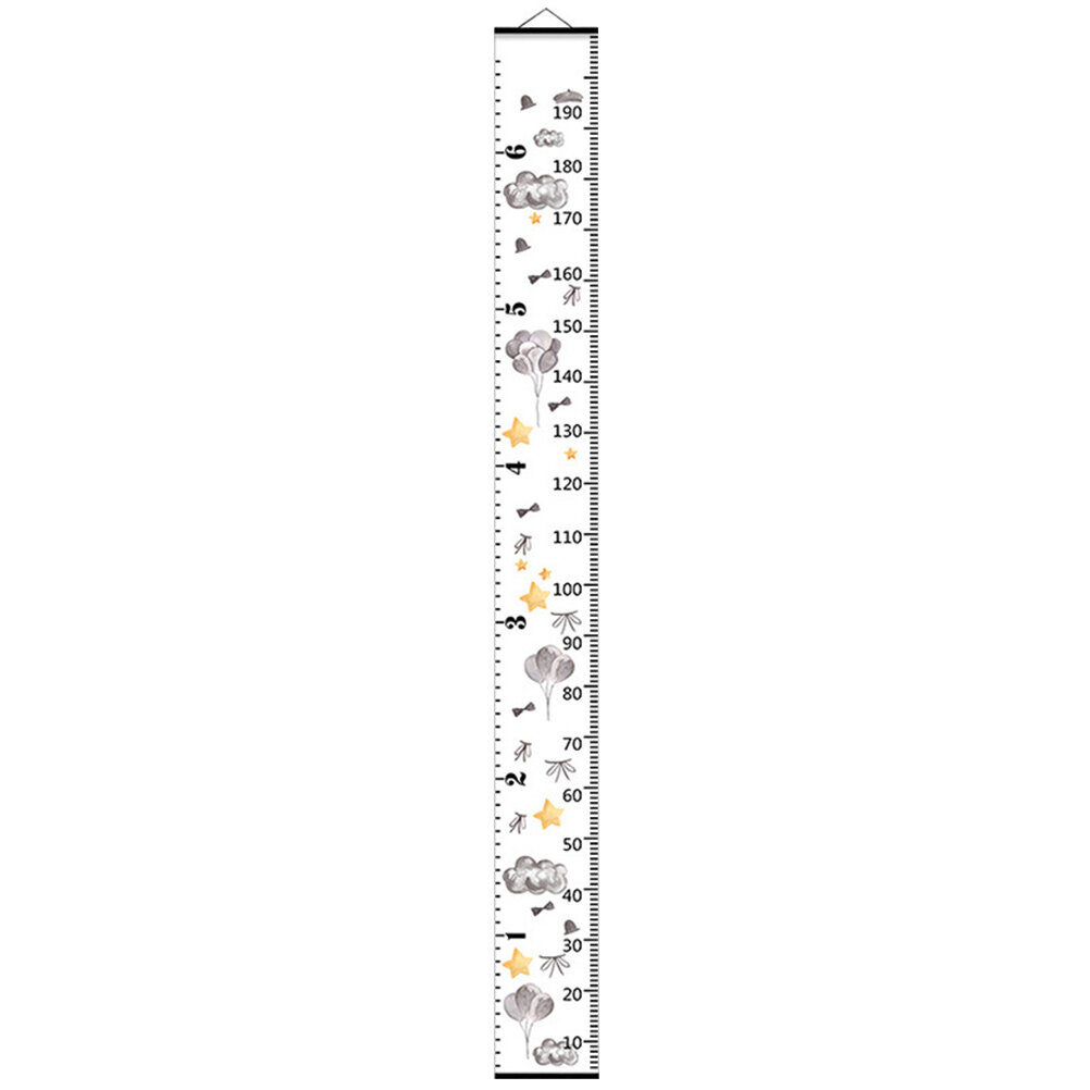 Growth chart for kids Baby Growth Chart Hanging Canvas Ruler Kids Height Measure Chart Hanging