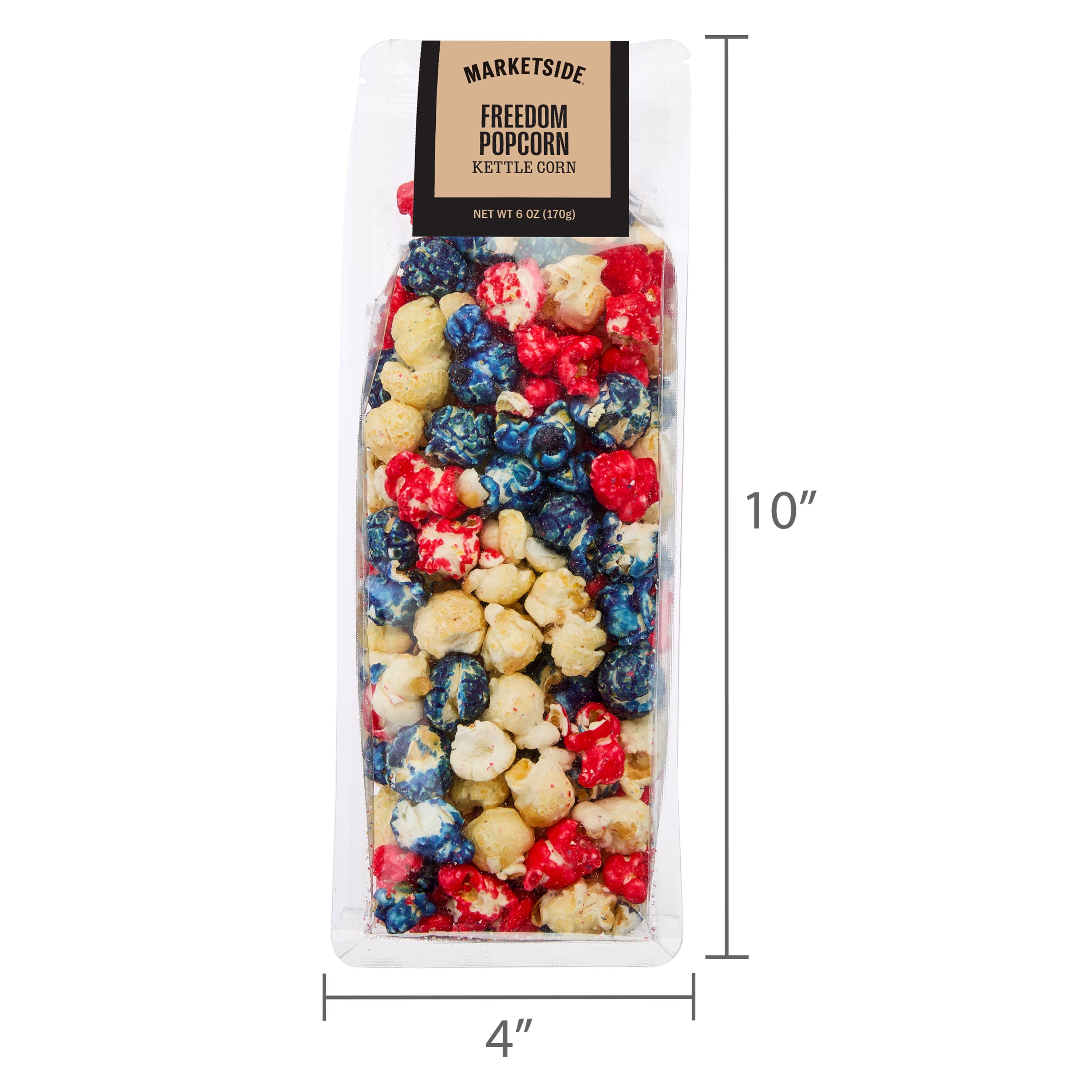 Marketside Freedom Pop Popcorn, 6 oz. Bag, Shelf-Stable