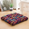 thumbnail image 6 of Boho Style Meditation Cushion, Paisley Square Floor Pillow for Yoga and Relaxing Moments 22 x 22, 6 of 7