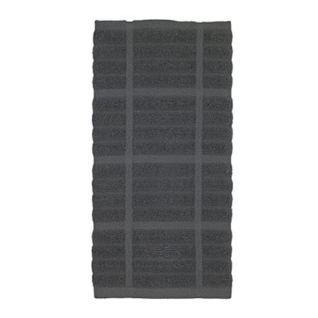 All-Clad Solid Cotton Kitchen Towel, 2 Pack, black
