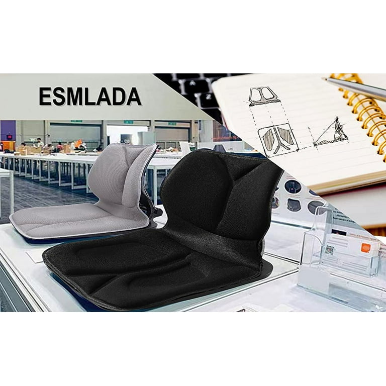 Esmlada Chair Extra Wide Seat Cushion, Lumbar Support, Adjustable