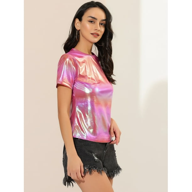 Top rosa brillante hotsell