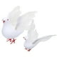 thumbnail image 1 of 2 palomas artificiales con plumas, palomas falsas, aves de espuma artificial para decoración, 1 of 7