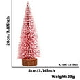 thumbnail image 4 of Viflosae Vintage Ornaments Christmas Tree Decor Christmas Decoration Mini Snowflake Christmas Tree Festival Home Decoration Microlandscape Bar Shopping Mall Window Small Cedar Tabletop Ornament, 4 of 10