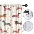 thumbnail image 4 of Blackout Kids Curtains,Colorful Funny Dachshund Childrens Insulated Curtains Set Of 2,Bedroom Essentials,Toddler Room Decor 42"x54"(106x137cm), 4 of 4