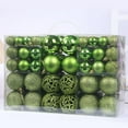 thumbnail image 2 of Caja de regalo con 100 adornos navideños para festivales, fiestas y bodas. Verde, 2 of 8
