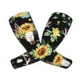 thumbnail image 2 of Daiia Sunflower Skull Boho Watercolor UV Sun Protection Arm Sleeves - Cooling Compression Arm Sleeve - Sports & UV Arm Sleeves for Men & Women, 2 of 8