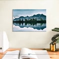 thumbnail image 3 of Elephant Stock Daylight Mountain Scenery Wall Art - Horizontal Canvas Wall Art - Living Room Wall Decor - Nature Canvas - Green And White Decor - 12" x 8", 3 of 8