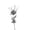 C 1Pc, variant on HOARBOEG 1Pc Artificial Silver Rose Stems, Faux Metallic Branches with Bendable Stem, Realistic Silk Flowers for Home Decor, Vase Centerpiece, Wedding Party Table Arrangement, 31.5 in