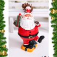 thumbnail image 2 of Marque Liquidation! 4 Pcs Figurine de Noël Père Noël Décoration de Bureau de Noël Figurine de Noël Rouge Figurine Miniature en Résine Ornement de Maison, 2 of 5