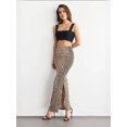 thumbnail image 2 of Animal-Printed Maxi Skirt with Side Slit, 2 of 5