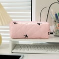 thumbnail image 5 of SLYNSHome Big Capacity Pencil Case,Bow Pencil Pouch Stationery Storage Organizer Bag Holder with Zipper Office Supplies - Red, 5 of 7