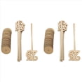 thumbnail image 1 of 2X Numeros de Mesa de Boda de Madera 1-25 Pzs Decoracionde Aniversario Juego de Color Signos Favores Soportes con Sostenedor de Base Recepcion Servicio de Comidas, 1 of 1