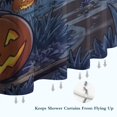 thumbnail image 6 of Happy Halloween Shower Curtains,Reusable Scary Pumpkin Bathtub Curtains with Hooks Vintage 72x72 in Polyester Bathroom Curtains for Halloween Thansgiving Christmas Hotel Dorm, 6 of 6