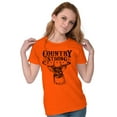 thumbnail image 3 of Country Strong Buck Womens Fitted Plus Size Graphic Tee Brisco Brands 2X, 3 of 5