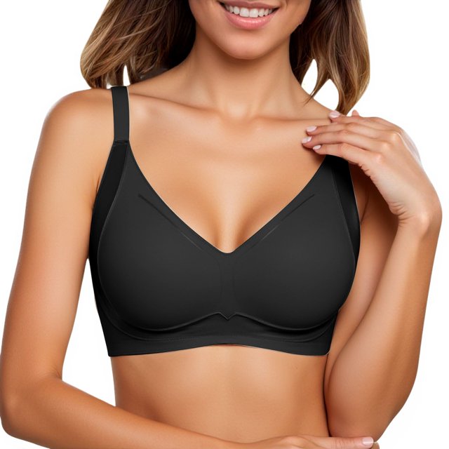 Youmylove Everyday Bra for Women Minimizer Bras For Women No Underwire Full Coverage Bras Seamless Soft Support Plus Size Lifting Bra Wireless Sports Bras