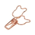 thumbnail image 1 of Clips para carpetas de oficina clips para carpetas 100 piezas diseño hueco único forma de oso para boletos para cuentas para ropa ANGGREK  Otros, 1 of 8