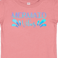 thumbnail image 4 of Inktastic Mermaid Vibes Text in Blues Boys or Girls Baby T-Shirt, 4 of 5