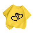 thumbnail image 3 of WEAIXIMIUNG Lebowski 2024 T-Shirt Blanc Enfant Filles Mignon Graphique Col Rond Manches Courtes Tee Été Décontracté T-Shirt 160, 3 of 6