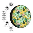 thumbnail image 3 of Bingfone Avocado Spare Tire Cover Weatherproof Universal Wheel Protectors for RV Camper Travel Trailer SUV Truck-17 inch, 3 of 8