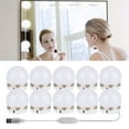 thumbnail image 5 of Zeeyh Vanity Lights for Mirror, 10-Bulb DIY Hollywood Lighted Makeup Vanity Mirror with Dimmable Lights, Stick on LED Mirror Light Kit for Vanity Set, Plug in Makeup Light for Bathroom Wall Mirror, 5 of 9