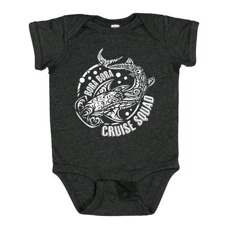 

Inktastic Bora Bora Cruise Squad Shark Design Gift Baby Boy or Baby Girl Bodysuit
