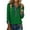 Green, variant on Womens Denim Collar Sweatshirts Button Up Long Sleeve Sweater Knit Denim Collar Cuffs Pullover Fall Warm Top