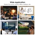 thumbnail image 5 of VISULAPEX 80 inch Projector Screen 16:9 4K HD Foldable Portable Projector Movies Screens for Home Theater Outdoor Indoor, 5 of 9